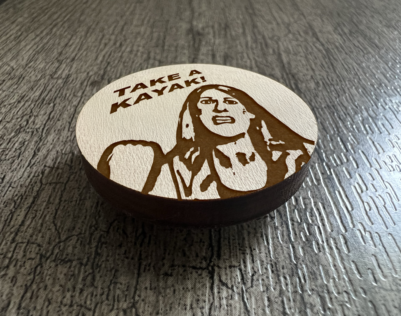 Un Aimant "Take a Kayak"