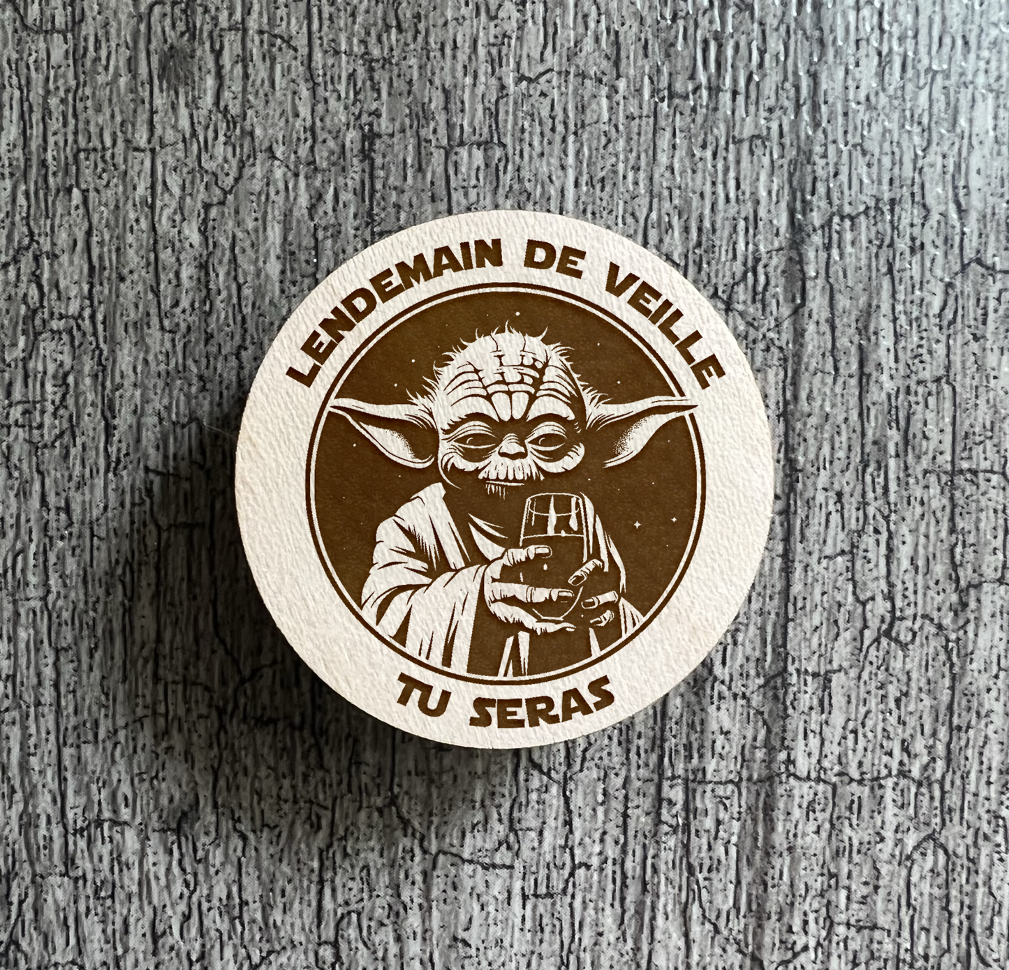 Un Aimant "Lendemain de veille tu seras"