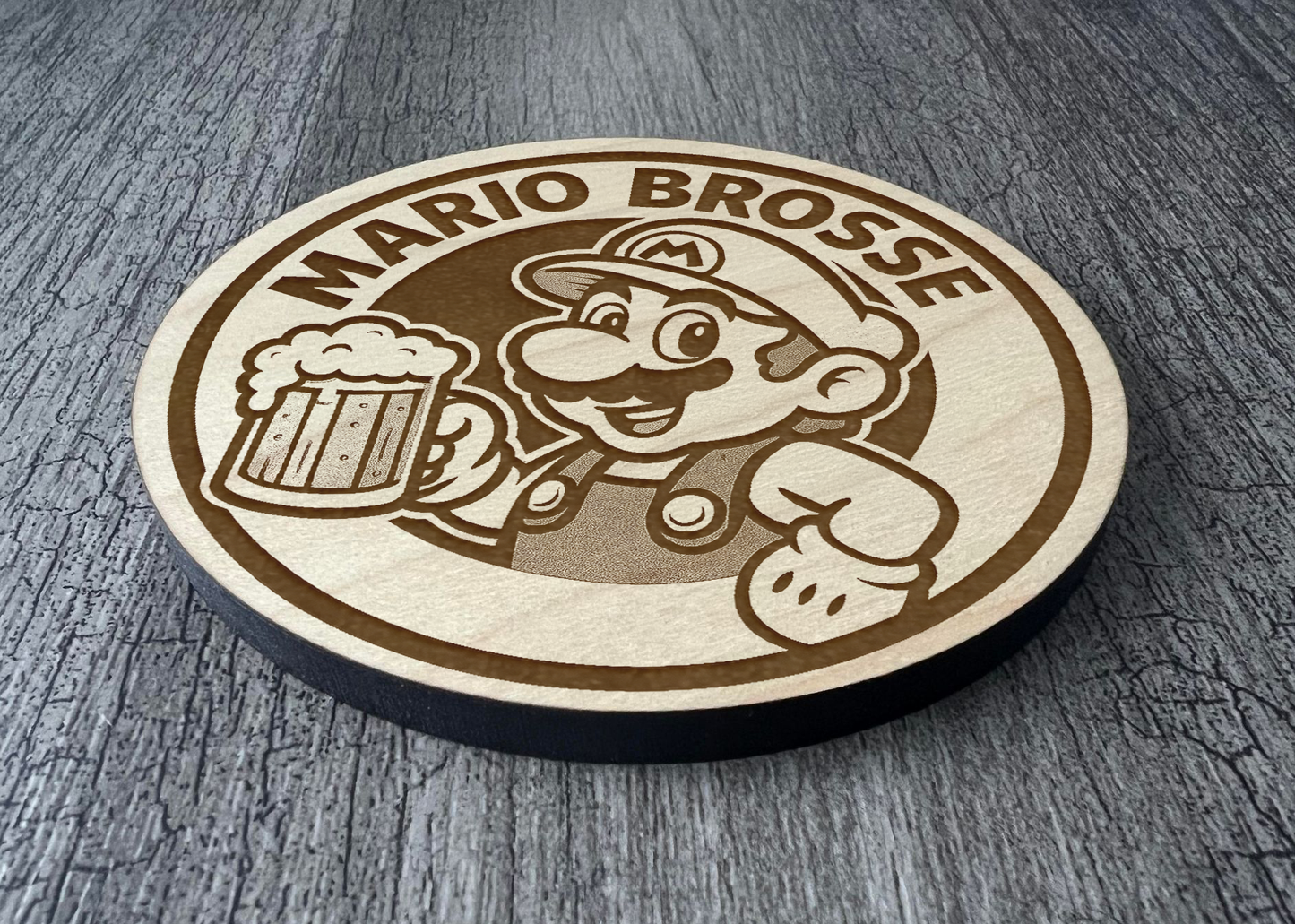 Un Sous-verres "Mario Brosse"