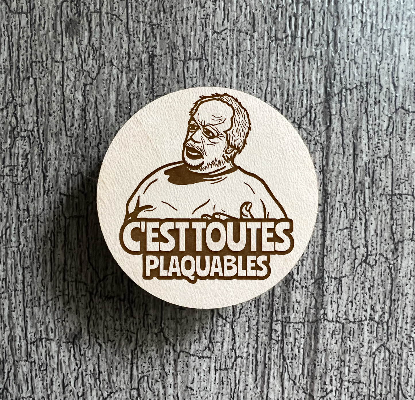 Un Aimant "C'est toutes plaquables"