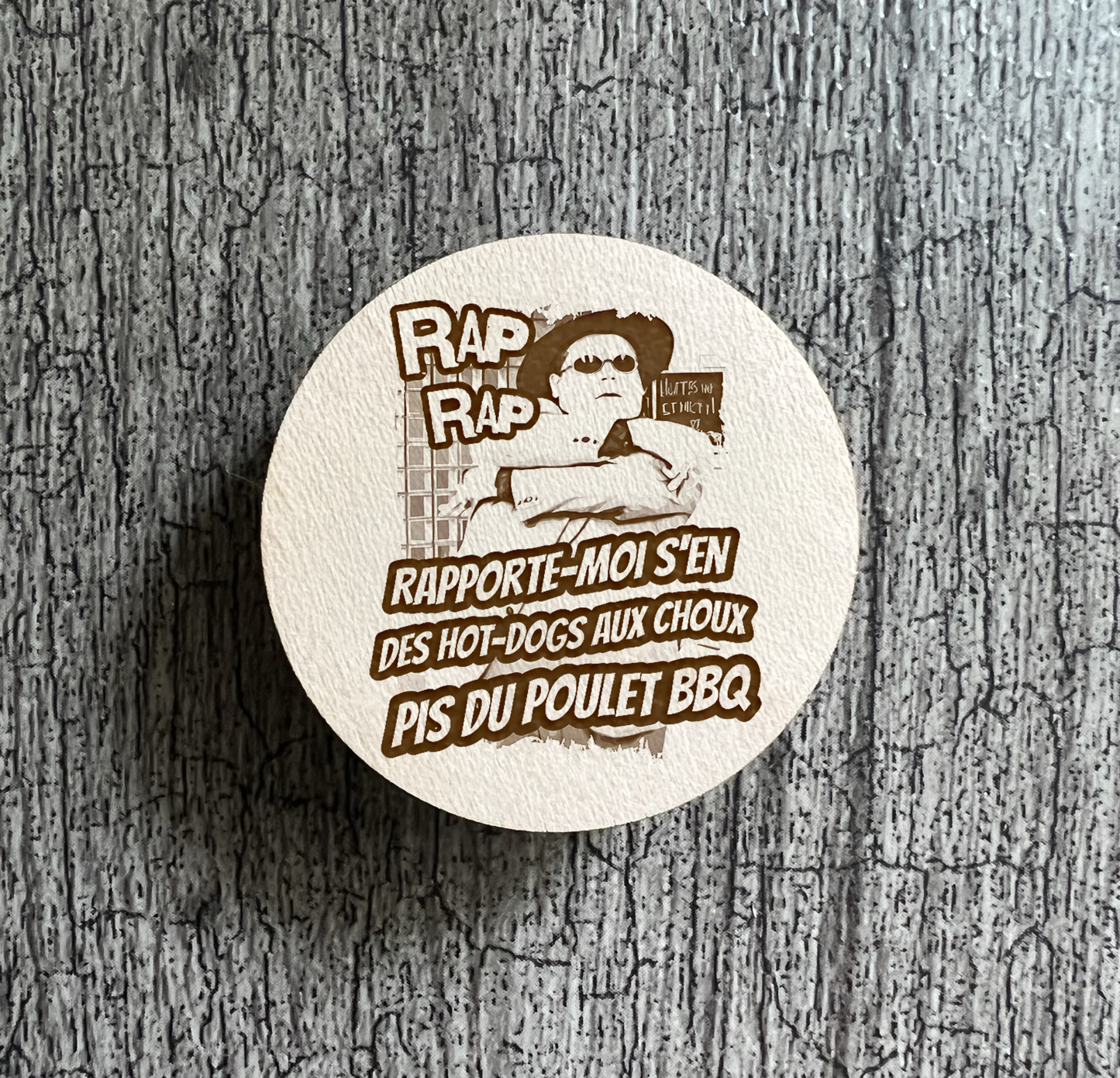 Un Aimant "Le rap des aliments"