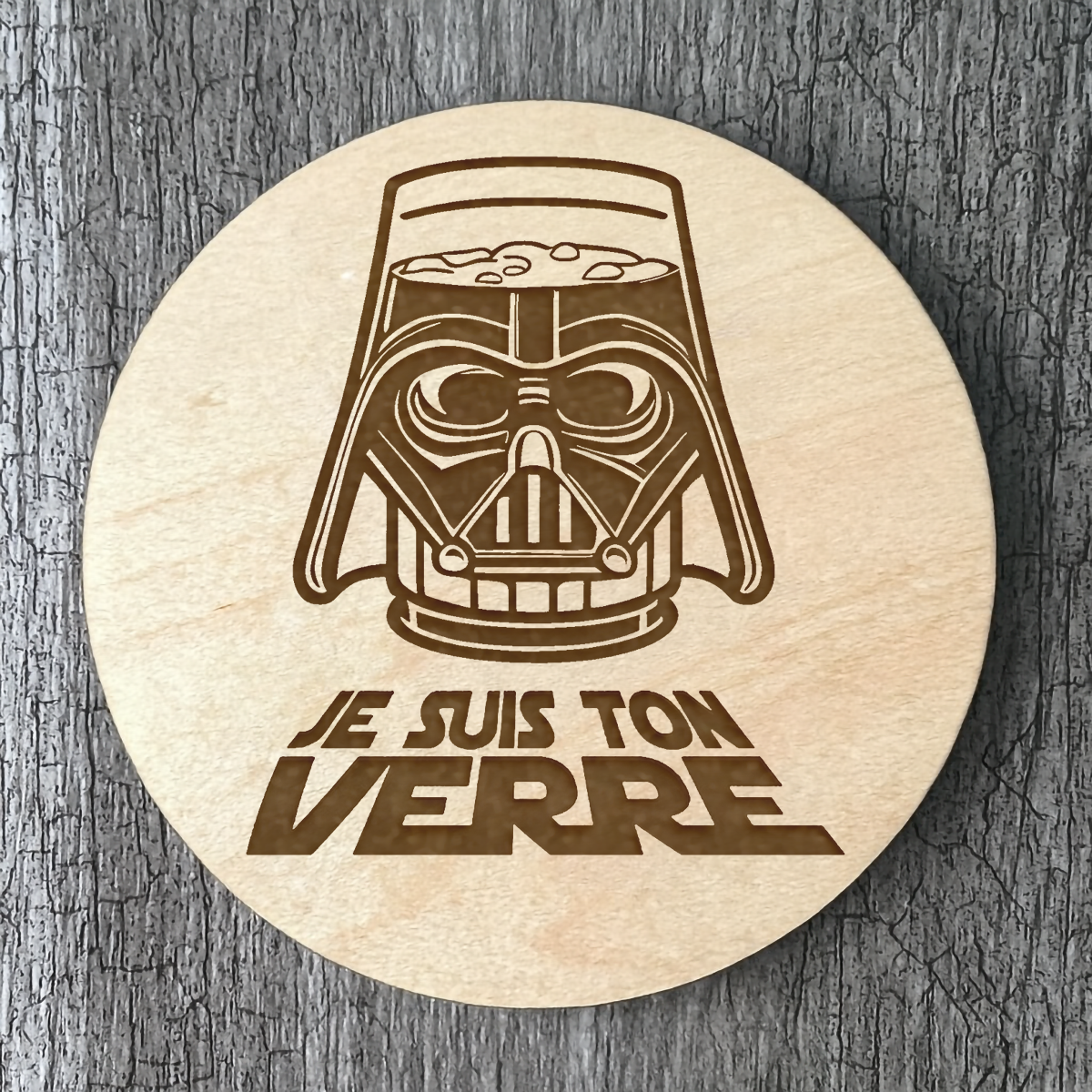 Un Sous-verres "Je suis ton verre"