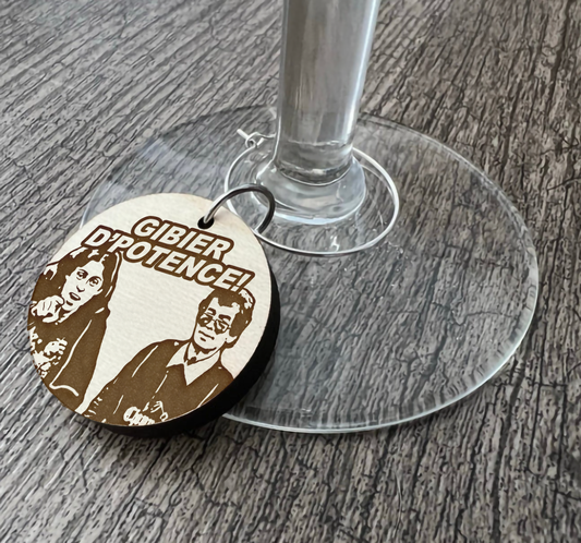 Un identificateur à coupe de vin "Gibier d'potence"