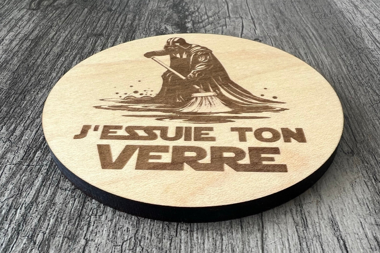Sous-verres "J'essuie ton verre"