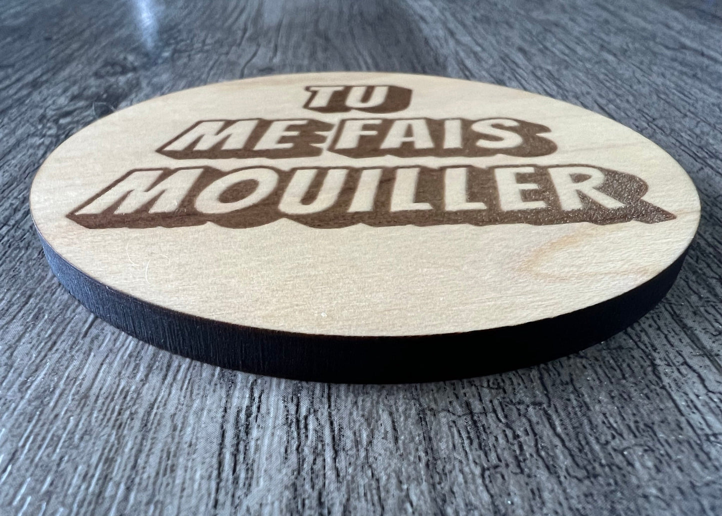 Sous-verres "Tu me fais mouiller"