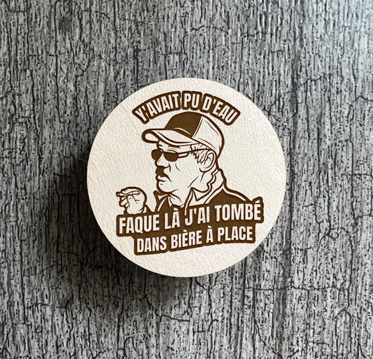 Un Aimant "Tomber dans bière"
