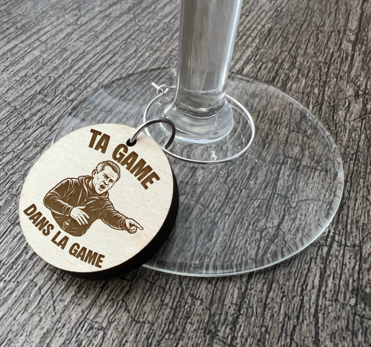 Un identificateur à coupe de vin "Ta game dans la game"