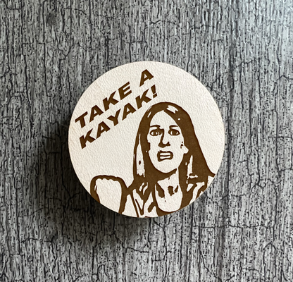 Un Aimant "Take a Kayak"