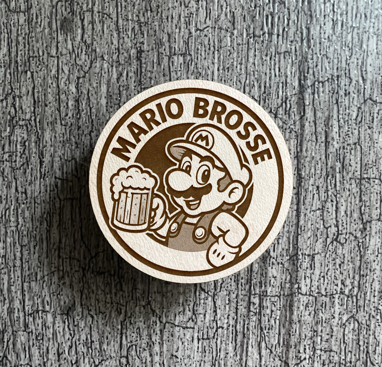 Un Aimant "Mario Brosse"