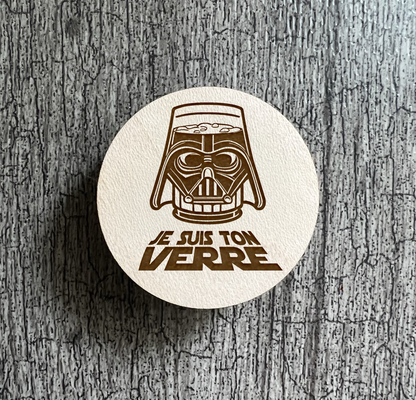 Un Aimant "Je suis ton verre"
